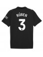 Billige Manchester City Ruben Dias #3 Bortedrakt 2025-26 Kortermet